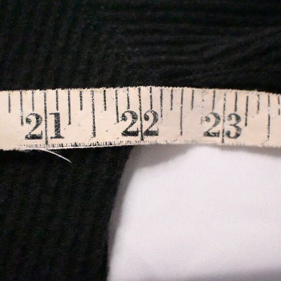 NWT BKE Womens XS Black V-Neck Ribbed Tie Back Waist 3/4 Sleeve Sweater Pullover - Picture 5 of 7